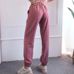 2023 Female Yoga Training Pants Sports Trousers Exercise Fitness High Waist Drawstring Running Jogging Pants Workout Yoga Pants