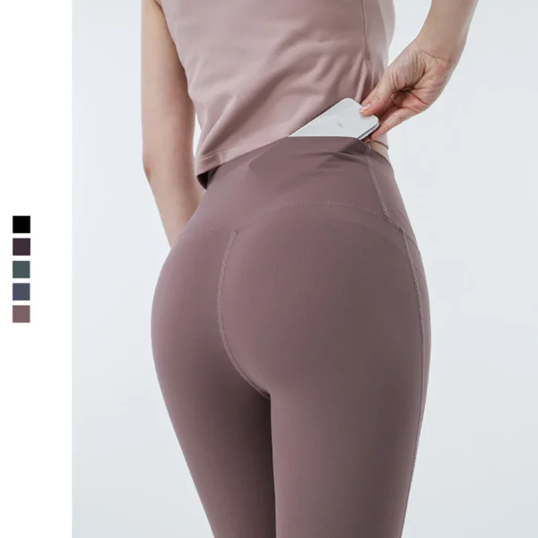 Vnazvnasi Yoga Leggings Women Gym Sportswear Fitness Capri Pants Push Up Sport Leggings High Waist Workout Leggings For Women