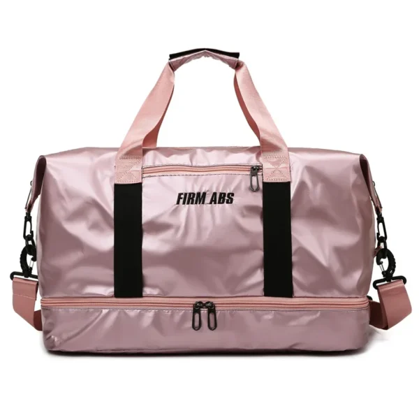 Gym Bag Pearlescent Women Fitness Training Handbag With Shoes Pocket Waterproof Yoga Pack Travel Duffel Balso Sac De Sporttas